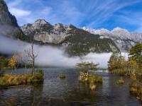 Bewaldete Inselchen am südlichen Seeufer nahe Salet
